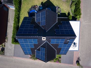 Referenz Dach Solarzellen