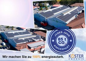 Köster Engergie GmbH - Passgenaue und individuelle Lösungen in den Bereichen Photovoltaik, stationärer und virtueller Stromspeicher und Energieautarkie.