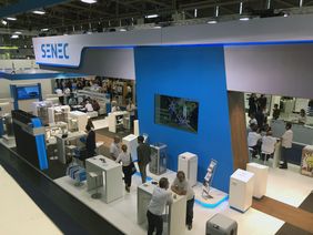 SENEC Messestand auf der Intersolar Europe 2018 in München